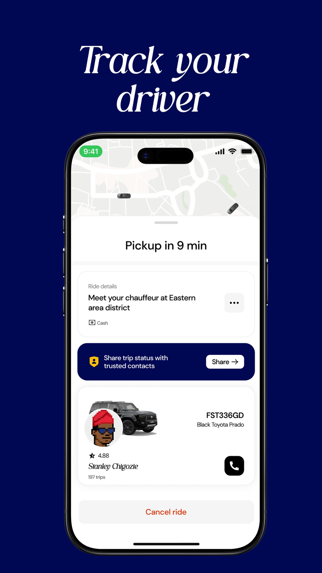 Blacklane NG Rider App